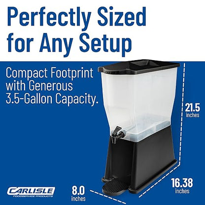 Carlisle FoodService Products Trimline Rectangular Beverage Dispenser - Image 4