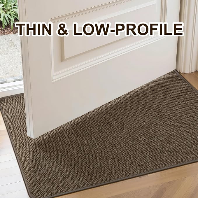 Ultra Thin Door Mat Indoor Entrance 36"x59", Low-Profile Indoor Door Mat - Image 3