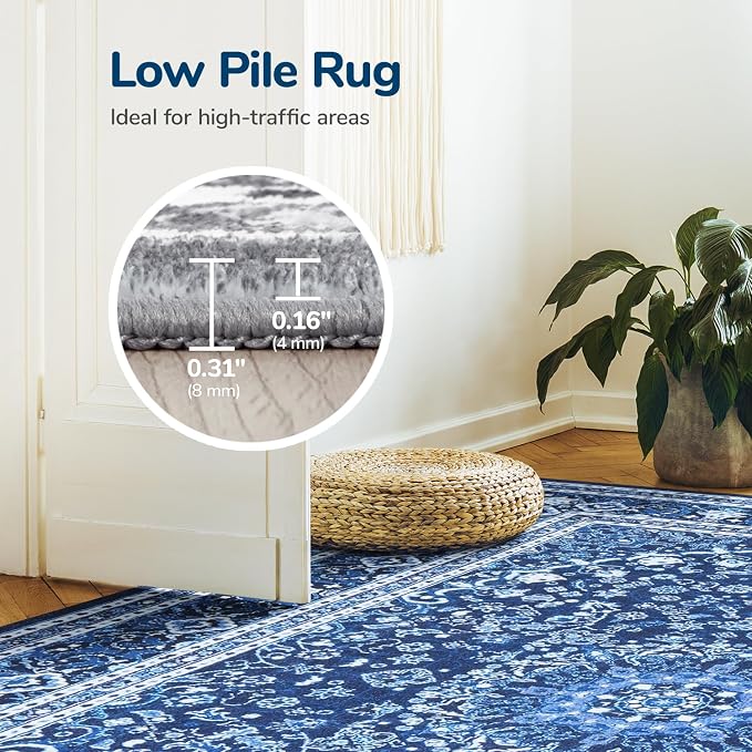 Lessymo 4FT Washable Round Area Rugs - Image 7