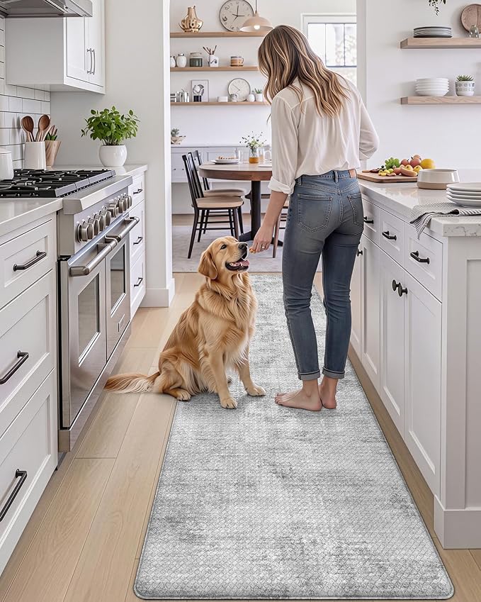 DEXI Kitchen Mats Cushioned Anti Fatigue, 23x86 Floor Padded Runner Rug Non Slip - Image 3