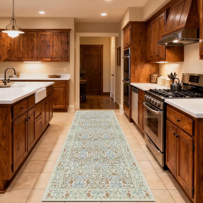 Washable 2' x 6' Runners for Hallways, Non Slip Long Floor Runner for Kitchen - Image 4