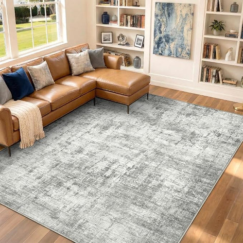 10x12 Area Rugs Washable Living Room Rug-No Slip Soft Carpets Modern Abstract - Image 2