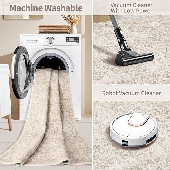 Rugxara 10x14 Washable Area Rug - Image 5