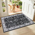 HEBE Washable Aera Rug 2'x 3' Non Slip Door Mat Indoor Entrance, Low Pile by HEBE