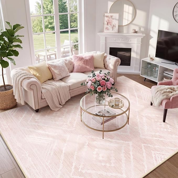 BESTSWEETIE Area Rug 5x7 Rug Machine Washable Non-Slip Low Pile Print Pattern - Image 8