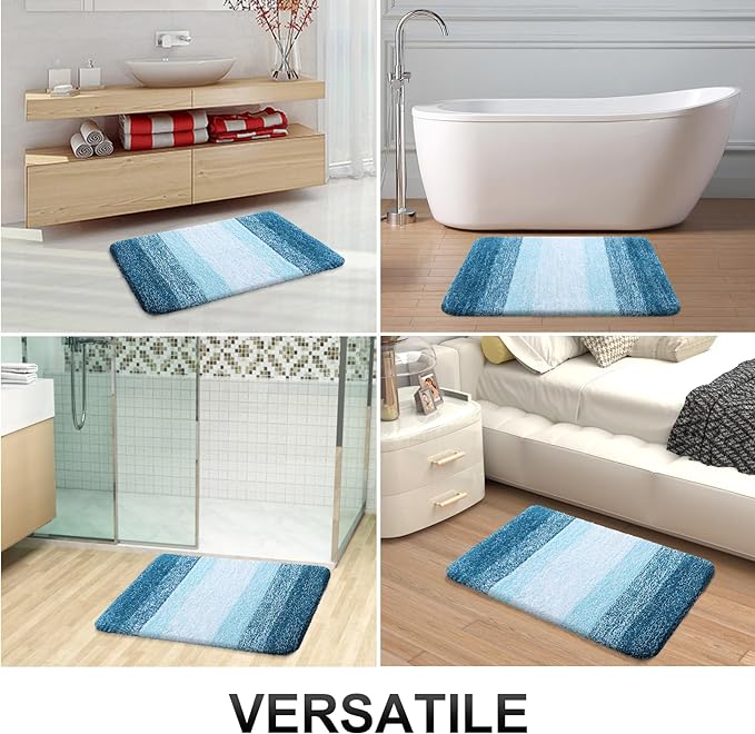 OLANLY Bathroom Rug Mat 36x24, Extra Soft and Absorbent Microfiber Bath Rugs - Image 6