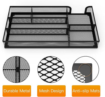 Desk Drawer Organizer, Metal Mesh Dividers Organizer - Image 3