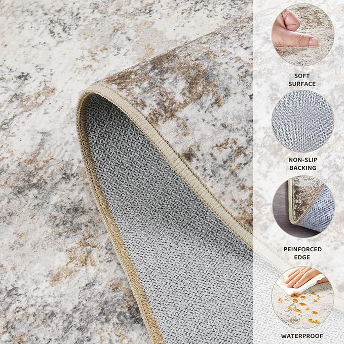 UERMEI 4x6 Area Rug Living Room Rugs - Image 6
