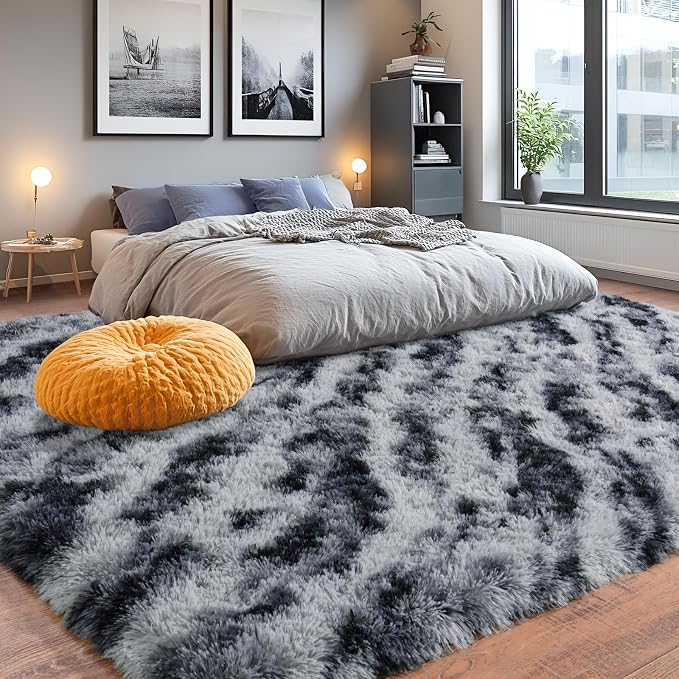 Area Rugs 9x12 for Living Room, Ultra Soft Fluffy Rugs for Bedroom, Non-Slip - Image 7