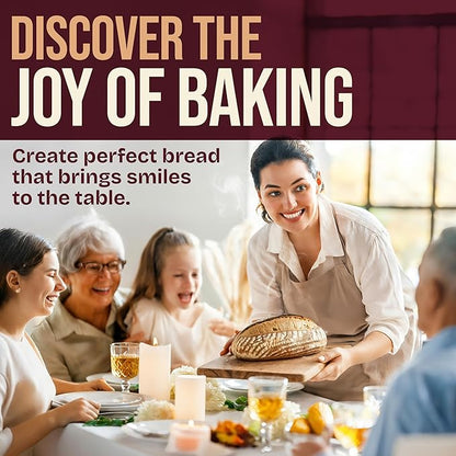 Superbaking 10" Oval Banneton Bread Proofing Basket – Sourdough Starter Kit - Image 8