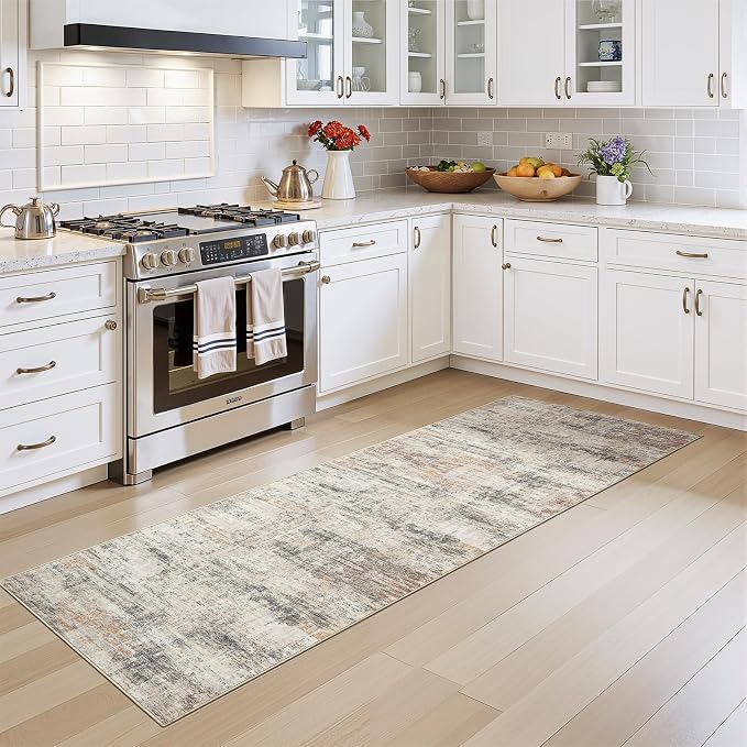 Lofus 2 x10 Area Rug for Hallways, Low Pile Soft Carpet Runner for Kitchen - Image 3