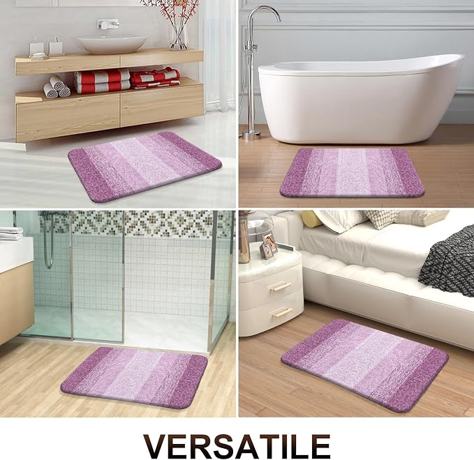OLANLY Bathroom Rugs Mat 30x20, Extra Soft Absorbent Microfiber Bath Rugs - Image 7