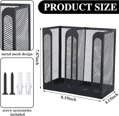 Maxcheck Metal Mesh Cup and Lid Holder Coffee Paper Cup Dispenser Lid Holder - Image 2