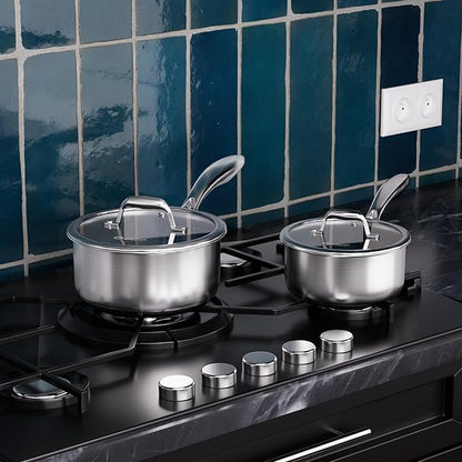 COOKER KING Sauce Pan Set, 1.5 QT & 2 QT Saucepan - Image 5