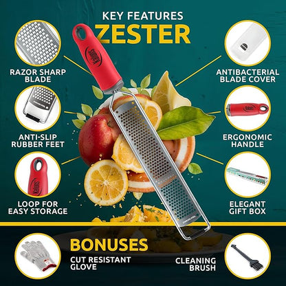 Lemon Zester & Parmesan Cheese Grater - Image 5