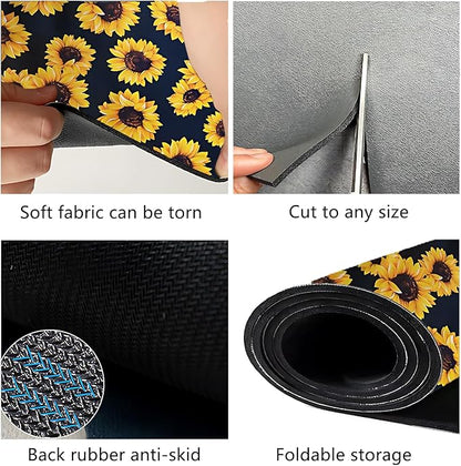 Dish Drying Mat Foldable Fall Kitchen Drying Mat Absorbent Sink Mat - Image 5