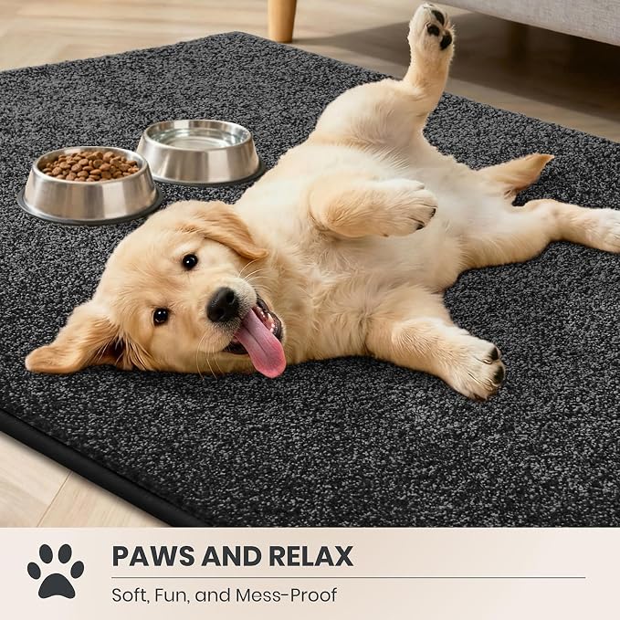 PURRUGS Dirt Trapping Door Mat 36" x 36", Non-Slip Machine Washable Entryway Rug - Image 3