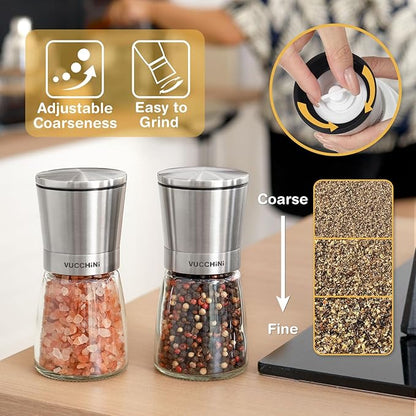 VUCCHINI Salt and Pepper Grinder Set - Image 2