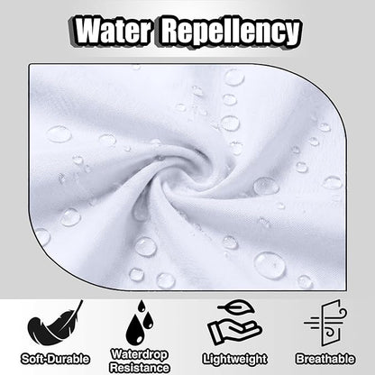 TOSHE Kitchen Apron Waterdrop Resistant Cotton Apron - Image 4