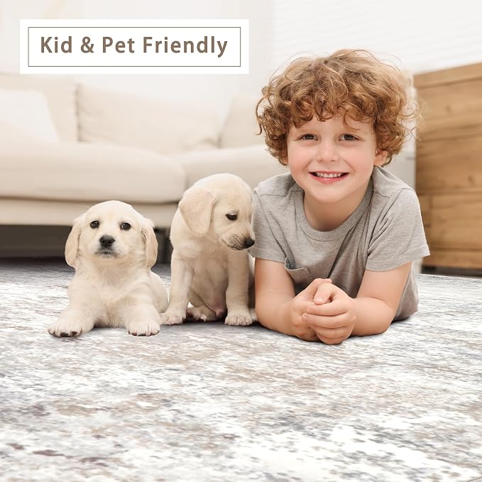 Srugn Washable Rugs 3x5 Area Rugs - Image 5