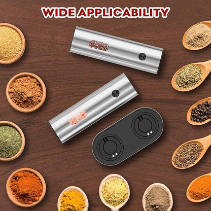 Electric Salt and Pepper Grinder Set: Automatic Rechargeable Salt and Pepper - Image 6