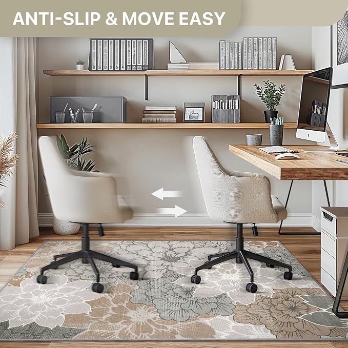 36"x48" Office Chair Mat for Hardwood Tile Floor, Under Desk Carpet Protector - Image 4