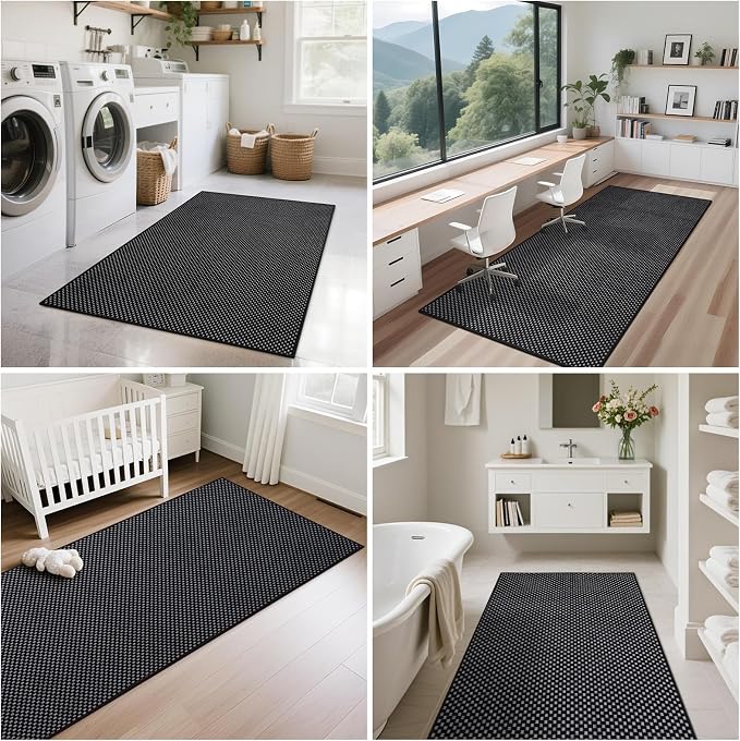 YDKGL 3x5 ft Area Rug Entryway Runner Rug Non Slip Washable, Boho Woven Kitchen - Image 8