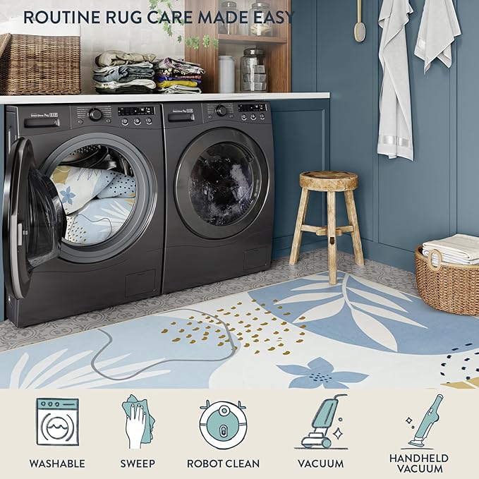 Lahome Boho Machine Washable 6x9 Area Rug - Image 3