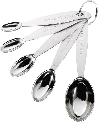 Cuisipro Stainless Steel Measuring Spoon Set Silver by Cuisipro