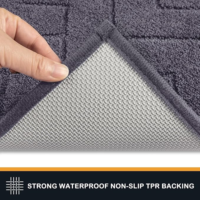 PURRUGS Dirt Trapping Door Mat 24" x 70", Non-Slip Machine Washable Entry Rug - Image 6