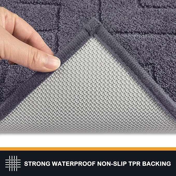 PURRUGS Dirt Trapping Door Mat 32" x 47", Non-Slip Machine Washable Entry Rug - Image 4