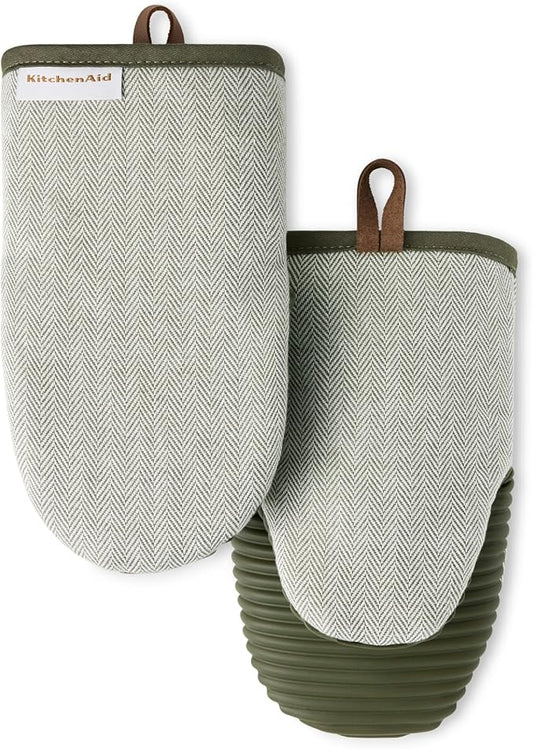 KITCHENAID® Evergreen Design Series Herringbone Ribbed Soft Silicone Mini Oven by KitchenAid