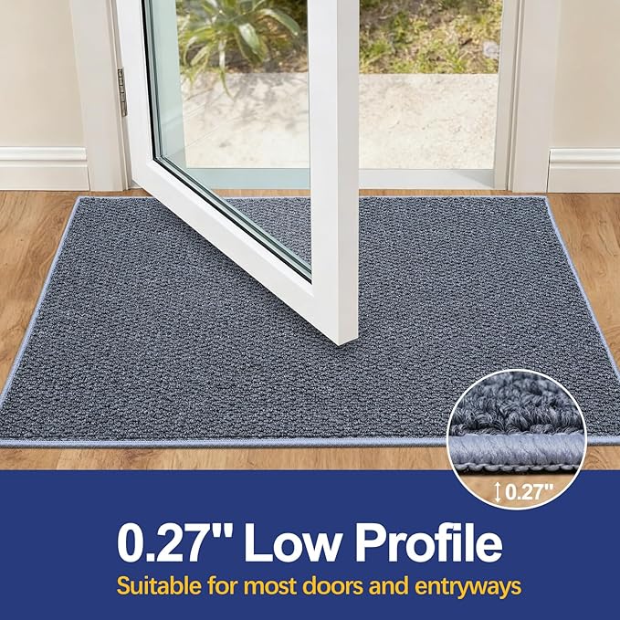 Dirt Trapping Door Mat 32x48, 3D Scarping Surface Doormat - Image 3