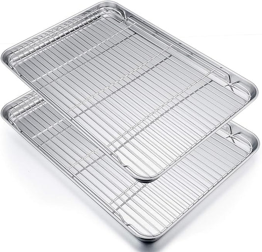 P&P CHEF 19.6 Inch Stainless Steel Baking Sheet by PPCHEF