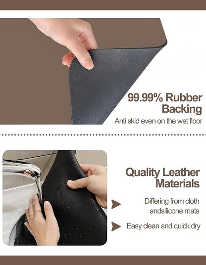 Dish Drying Mat for Kitchen Counter, Hide Stain Anti Absorbent for Kitchen - Image 5