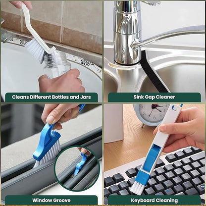 14 Pcs Crevice Cleaning Brush Set – Hard Bristle Cleaning Tools - Image 6