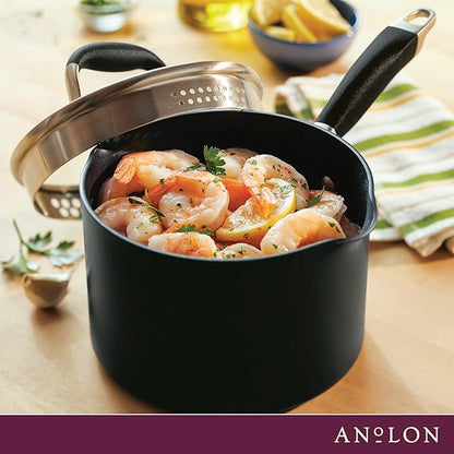 Anolon Advanced Home Hard Anodized Nonstick Sauce Pan/Saucepan - Image 9
