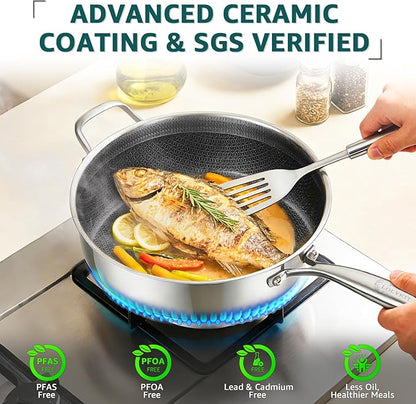 LOLYKITCH 5.5-Quart Hybrid Sauté Pan - Image 3