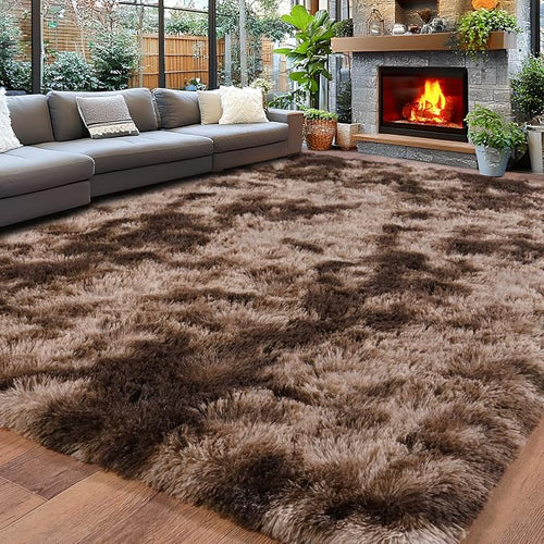 8x10 Area Rugs for Living Room, Ultra Soft Fluffy Large Shaggy Rug Carpet for by Awaytail