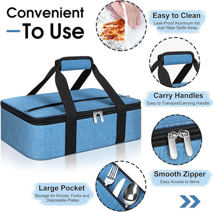 Insulated Casserole Carrier, Portable Casserole Carrier - Image 3