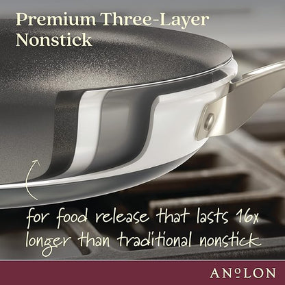 Anolon Achieve Hard Anodized Nonstick Sauté Pan - Image 3