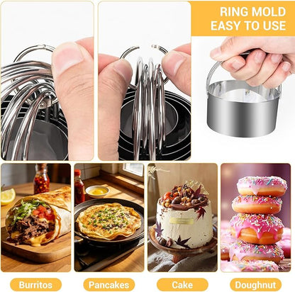Baking Tool Kit: pastry cutter, flour sifter - Image 5