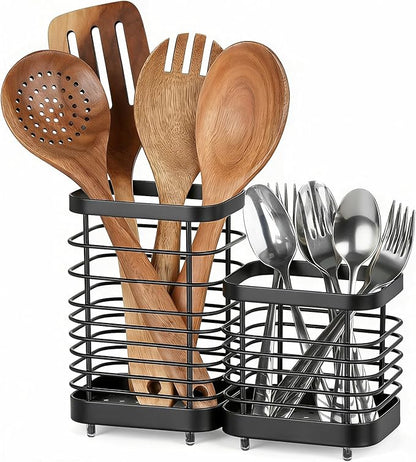 Utensil Holder, Stainless Steel Utensil Drying Rack by IWNTWY