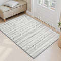 Small Area Rug-2x3 Entryway Rug Non Slip Washable Low Pile Indoor Door Mat by Tchdio