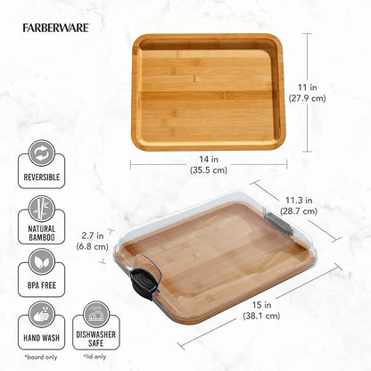 Farberware Build-A-Board Bamboo Cutting Board - Image 6