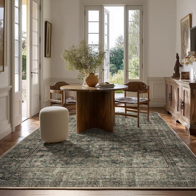 Washable Living Room Area Rug: 5x7 Rugs - Image 7