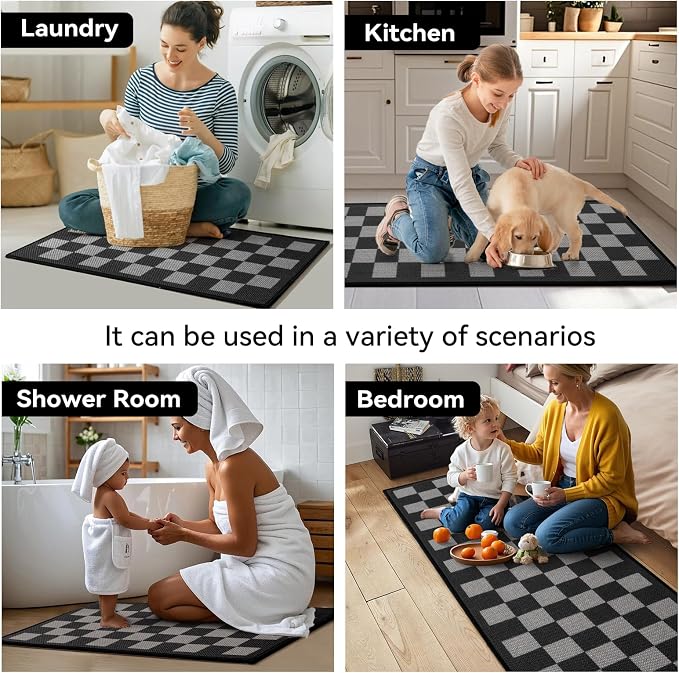 YDKGL Kitchen Runner Rugs Non Slip Washable, Super Absorbent Kitchen Mats - Image 8