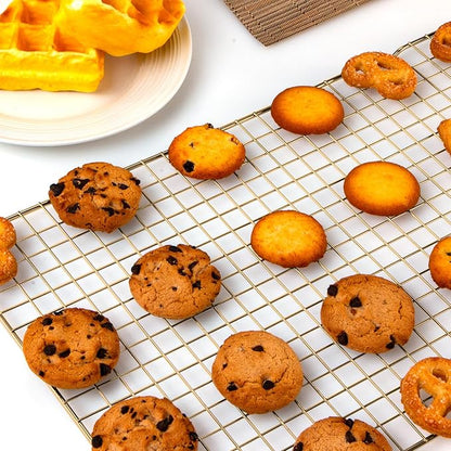 Cooling Rack for Baking, Thick Wire Cookie Rack for Cooking, Oven Safe - Image 6