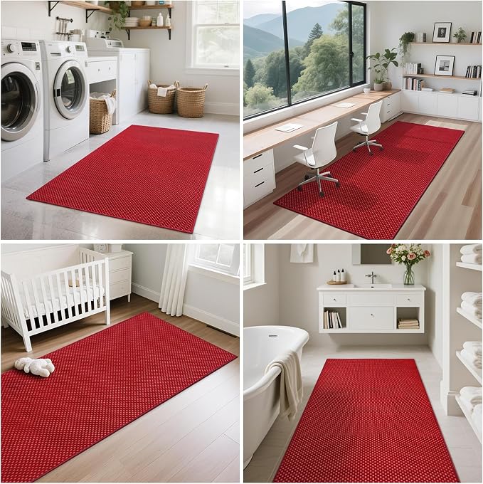 YDKGL 2x3 ft Indoor Door Mat Entryway Rug Non Slip Boho Woven Washable Small - Image 7