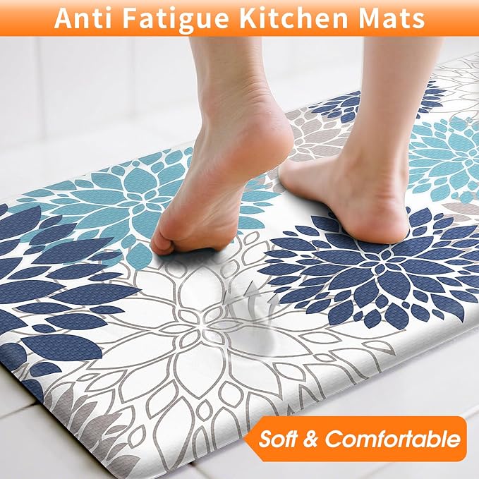 StepLively Kitchen Mats, Cushioned Anti Fatigue Kitchen Mats - Image 6